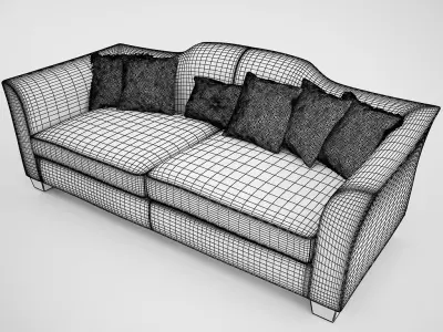 3-Seater Sofa Daniel by Dolfi 3D model