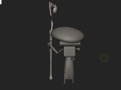Mushroom man 3D model
