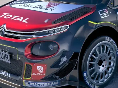 Citroen C3 WRC 2018 3D model