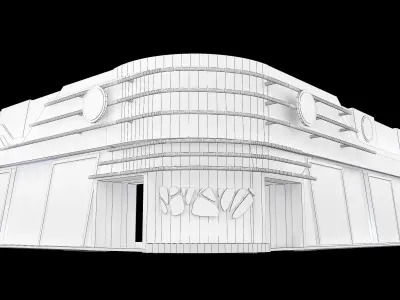 Exterior Design Tent Exhibition Stand a540a 3D model