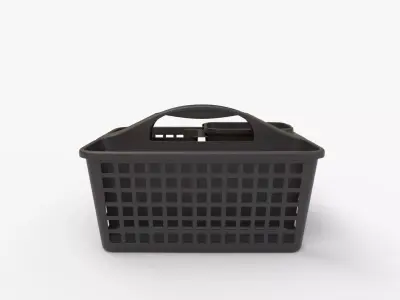 JiatuA Portable Plastic Shower Caddy Basket with Handle 3D model