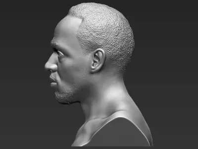 Usain Bolt bust 3D printing ready stl obj formats 3D print model