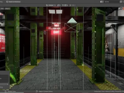 Subway coca cola renderer Low-poly 3D model