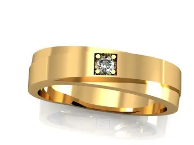 man ring 3D print model