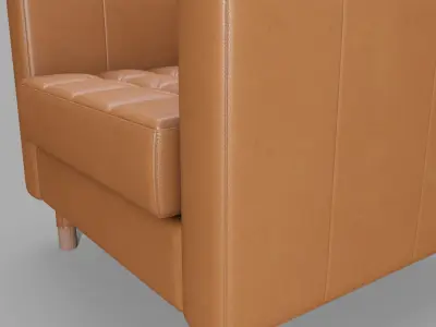 Morabo Armchair Low-poly 3D model