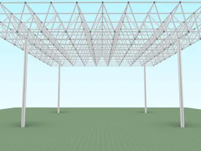 Space-frame 3D model