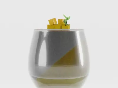 Mango Parfait 3D model