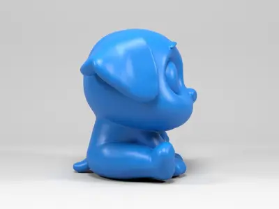 Cartoon Dog 3D print model