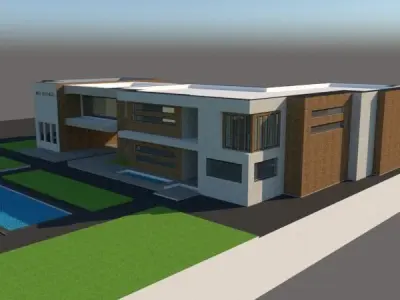 3Dmodel luxury house 3D print model