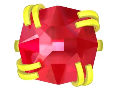 Luxury Art Diamond Ring for Lady 3D Model A5253 3D print model