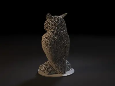 Owl decor 3D print model