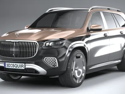 Mercedes-Benz GLS600 Maybach 2024 3D model