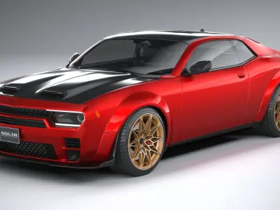 Generic Muscle Car 2021 3D model