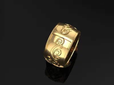 Buckle ring 3D print model