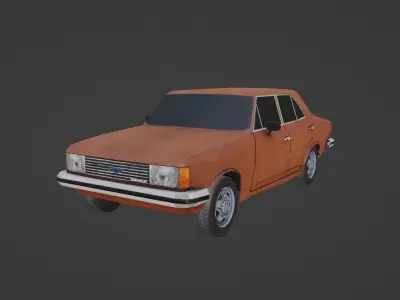 Chevrolet Opala 1980 Low-poly 3D model