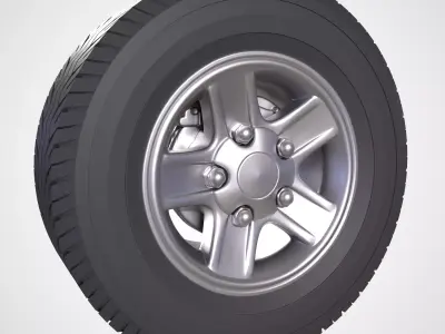 LAND ROVER DEFENDER 110 TYRE RIM 3D print model