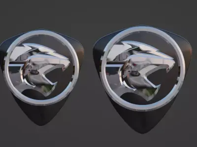 New Car Logo Emblem for Proton Saga BLM FL FLX 3D print model