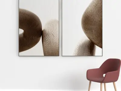 Photo Frame 286 Low-poly 3D model