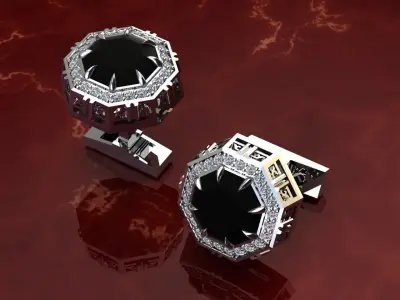 Cufflinks Sheyx  3D print model