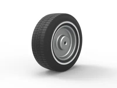 Wire wheel 3 Scale 1 to 10 3D print model