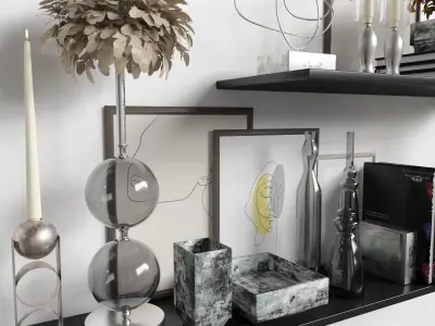 Decoration set 014 3D model