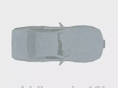 Nissan Skyline GT-R R34 High-Performance Sports Car Model Low-poly 3D model