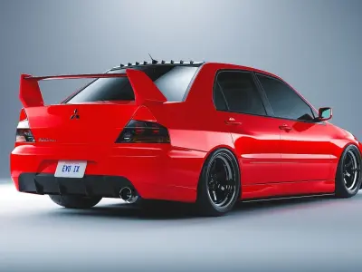 Mitsubishi Lancer Evolution IX  3D model