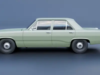 Plymouth Valiant 100 4 Door 1968  3D print model