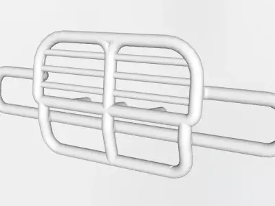 Trucky the truck Bumper 3D print model