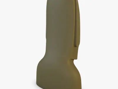 Moai Statues V 1 3D model