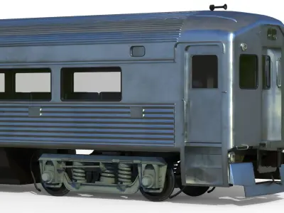 Budd Rail Diesel Car RDC 3D model