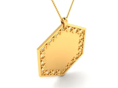 Women Pendants 3dm STL OBJ FBX Render Details 3D print model 5