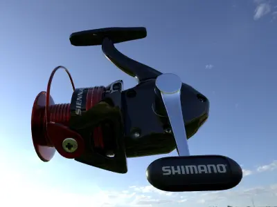 Molinete Shimano Sienna Free 3D print model