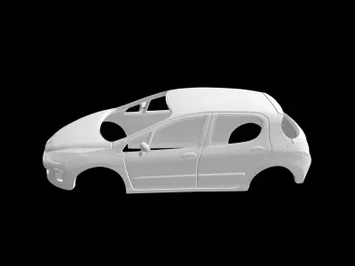 Peugeot 308 3D print model