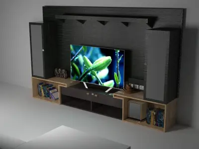Cuadro - TV furniture ready to use 3D model