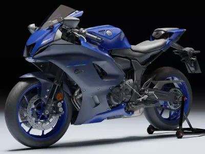 Yamaha YZF R7 2022 Low-poly 3D model