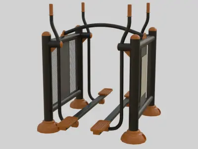 Playground Sport Equipment - 03 Low-poly 3D model