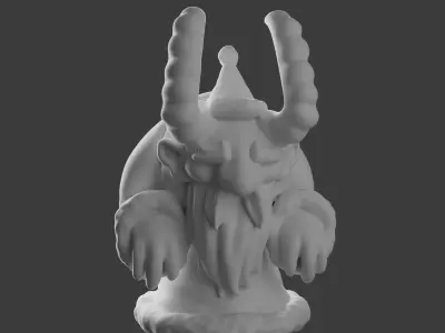 Krampus the other santa 3D print model