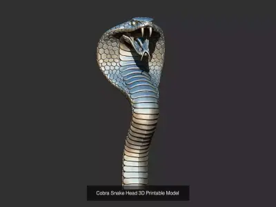 Animals heads Walking Stick Handle 3D Printable Model CNC 3D Model Collection