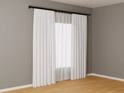 Curtains 03 collection 1 3D model