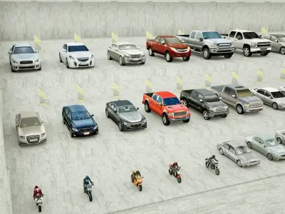 185 Low-Poly vehicles no brands Low-poly 3D model