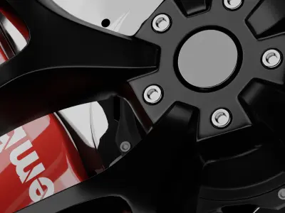 Ferrari 488 Pista Spider with Pirelli Trofeo RS 3D model