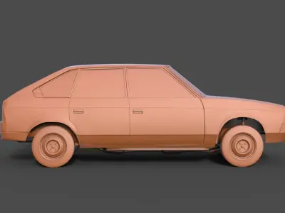 Moskvitch 2141 3D print model