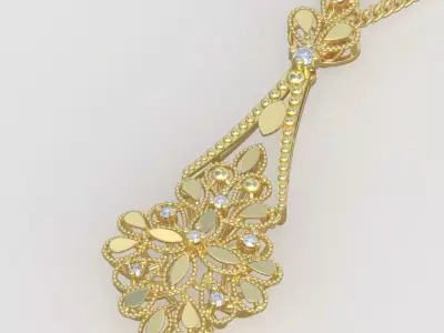 Exclusive Pendant model 3D 0180 printable model-12 3D print model
