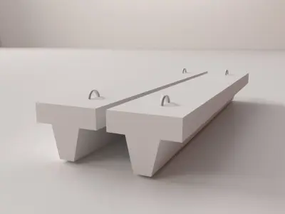 Concrete Beam 3D model