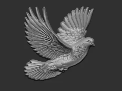Dove cnc model  3D print model