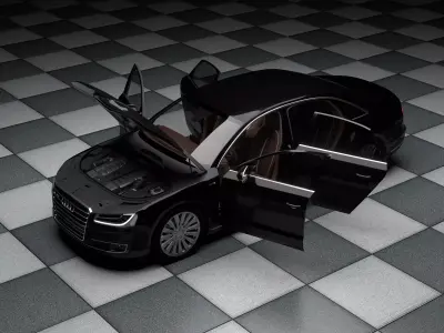 Audi A8L W12 3D model