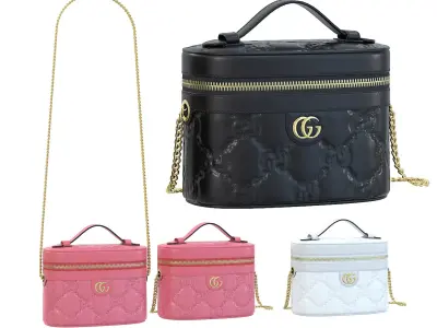 Gucci Ophidia Cosmetic Case Bag Low-poly 3D model