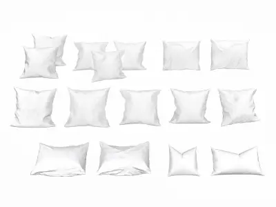 Solid Pillow SET 2 3D model