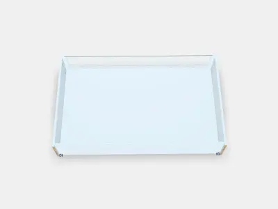 COMPLEMENT Box with glass front Low-poly 3D model